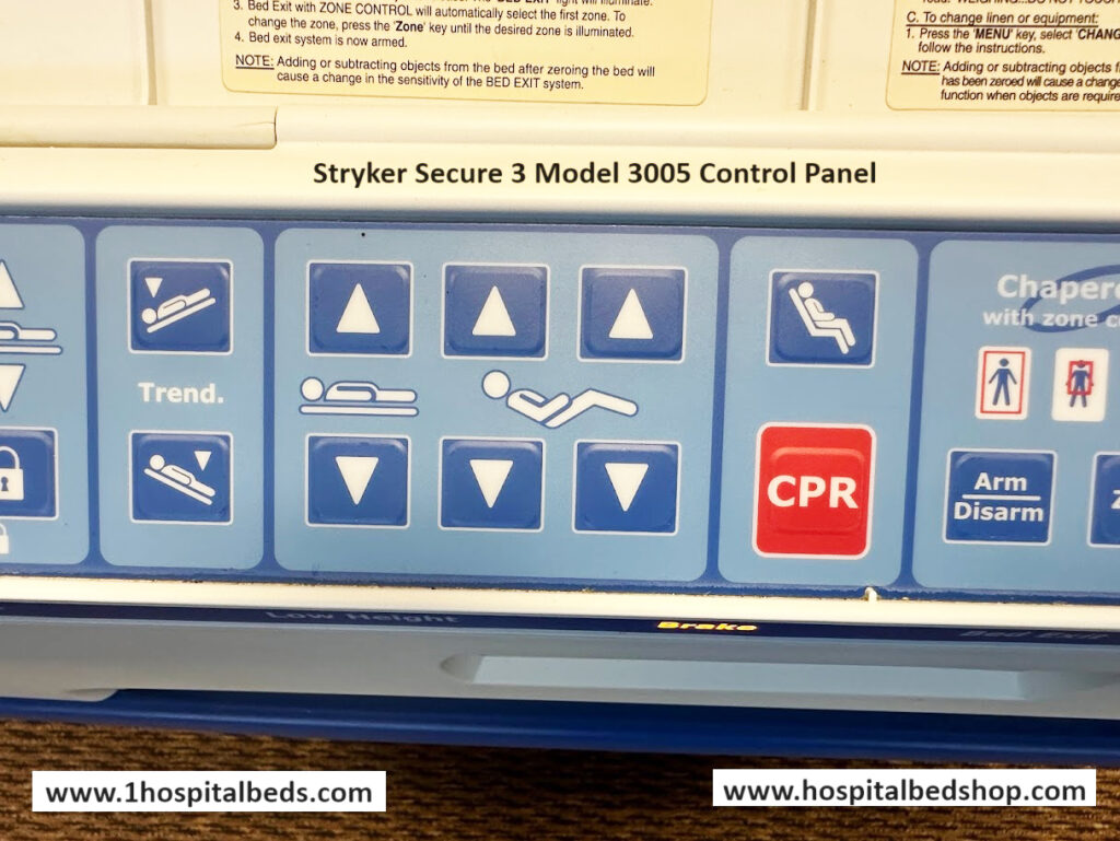 Stryker Secure 3 Bed | Orange County Ca. Hospital Beds