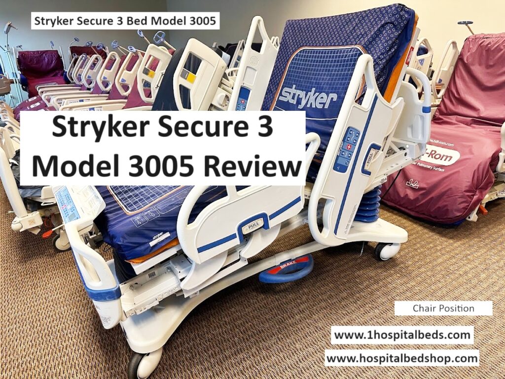 The Stryker Secure 3, our #1 best seller for Stryker medical beds